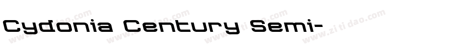 Cydonia Century Semi字体转换